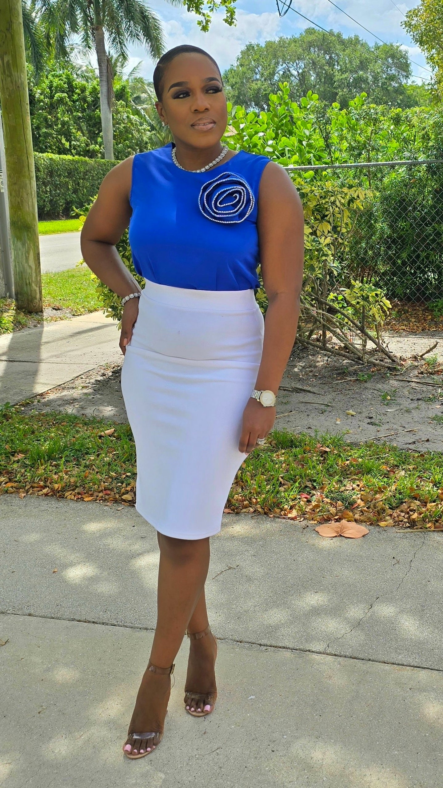 PAYING MY DUES TOP - ROYAL BLUE