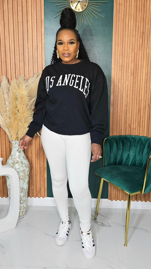 LA SWEATSHIRT - BLACK